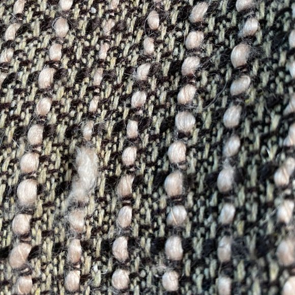 Tango Suits Womens Brown and Tan Tweed Jacket with Rhinestone Buttons Size 14 - Picture 7 of 11